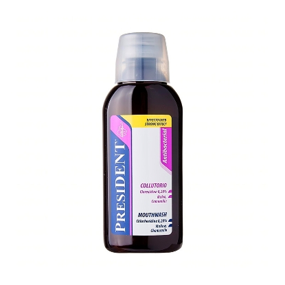بريزيدنت غسول للفم مضاد للبكتيريا بالكلورهيكسيدين 250 مل
