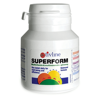 اكتيف لاين فيتامينات و معادن متعددة مع الجنسنج