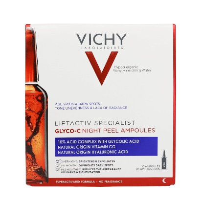 Vichy Liftactiv Glyco C Amp 10*2 mL to get rid of pigmentation