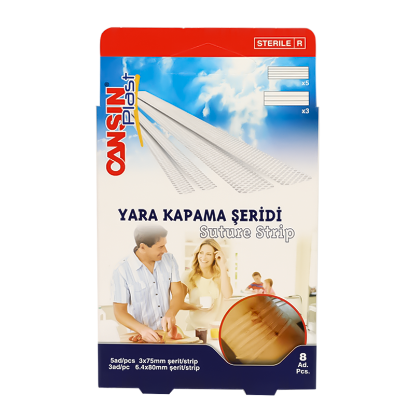 كانسين بلاست شريط لاصق بديل الخياطة 8 قطعة مقاسات مختلفة