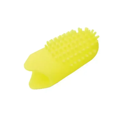 ميلو ايكو فرشاة اسنان اصبع طبيعية بالموز للأطفال 1 قطعة