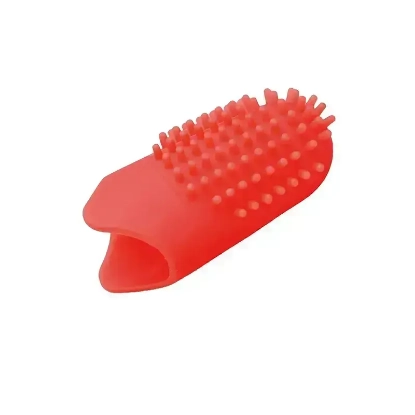 ميلو ايكو فرشاة اسنان اصبع بالفراولة للأطفال 1 قطعة