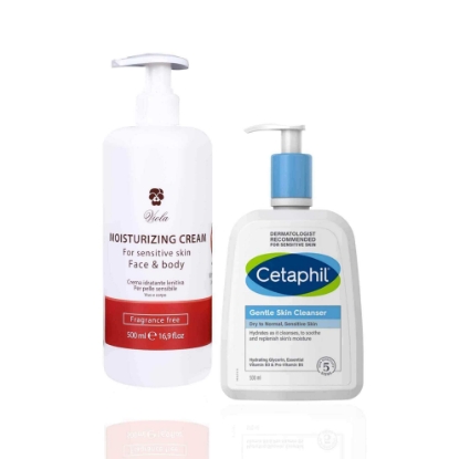 باكدج الترطيب للبشرة الجافة والحساسة 