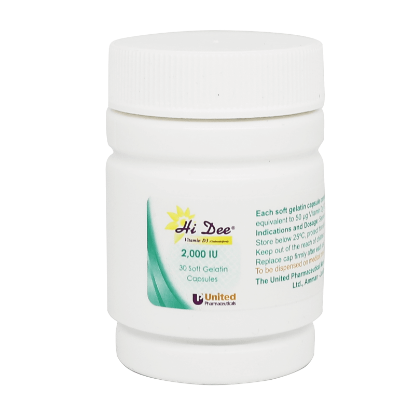 Hi Dee 2000 IU Caps 30'S for bones and immunity 