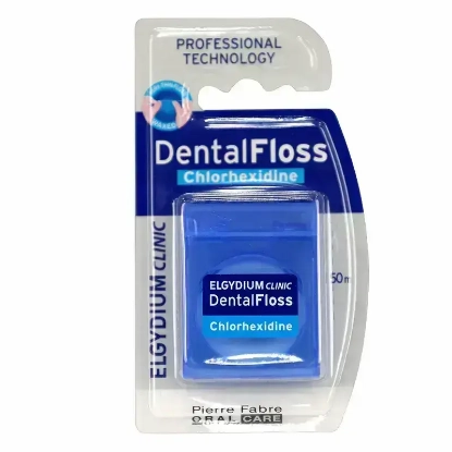 الجيديوم خيط تنظيف الأسنان بالكلوروهيكسدين 50 م 