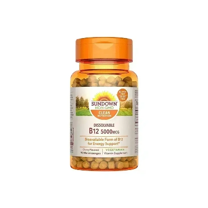 صن داون أقراص استحلاب فيتامين ب 12 5000 ميكروجرام بنكهة الكرز 90 قرص 