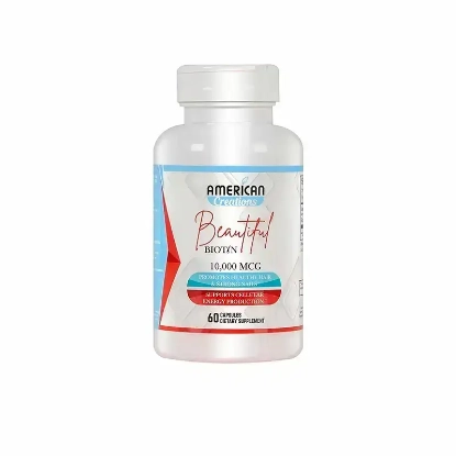 أمريكان كريشين بيوتين 10000 ميكروجرام 60 كبسولة 