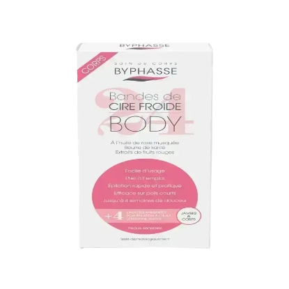 بايفيز شرائح شمعية للجسم والقدمين للبشرة الحساسة