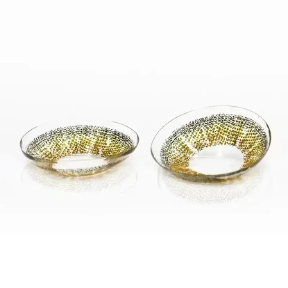 أدور عدسات لاصقة لون كريستال هازل 