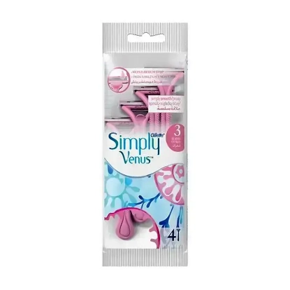 جيليت فينوس سيمبلي شفرات حلاقة للنساء 4 قطع 