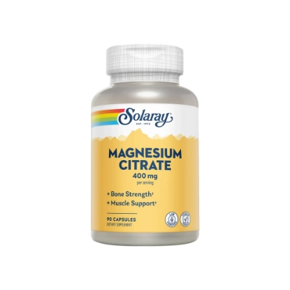 Solaray Magnesium Citrate 400 mg 90 Caps 