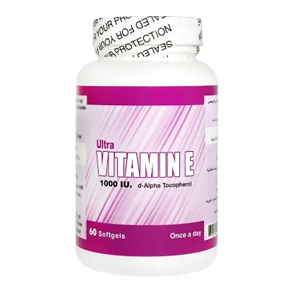 ميجا فارما الترا فيت إي 1000 وحدة دولية 60 كبسولة هلامية