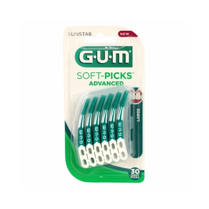 بتلر جم سوفت بيك أدفانس فرشاة تنظيف بين الأسنان كبيرة 30 قطعة 