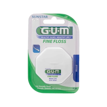 بتلر جم فاين فلوس خيط الأسنان الشمعي 55 م 