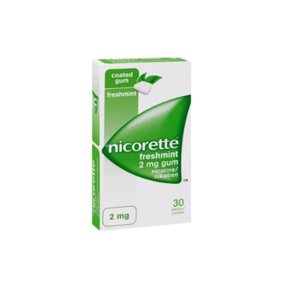 Nicorette Freshmint 2Mg 30 Gum stop smoking
