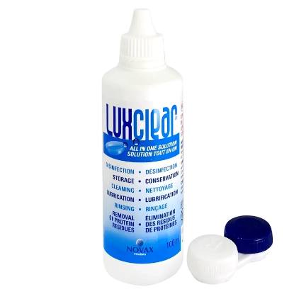 لوكس كلير محلول عدسات 100 مل 